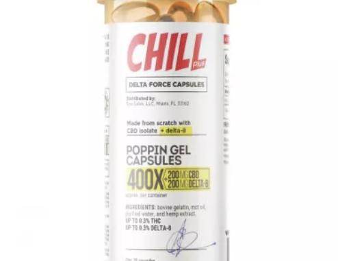 Chill Plus CBD Delta-8 THC Poppin Gel Capsules